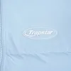 2023 Nouveaux doudounes pour hommes et femmes Trapstarss Explosions Tide Brand Manteau d'hiver en coton bleu clair Couple unisexe Simple et polyvalent à capuche amovible f