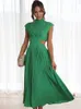 Casual Dresses Elegant Women Spring New Hollow Out Casual Long Dress 2023 Summer Fasahion Sleeveless Luxury Woman Trendy Dresses New in Vintage P230407