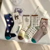 Frauen Socken Niedlich Für Koreanischen Stil Neuheit Casual Mode Mädchen Crew Baumwolle Japanischen Kawaii Cartoon Lustige Weibliche