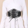 Belts Ladies Lace Pattern Waist Belt Elastic Rope Corset With Buckle Universal Women Summer Dress Shirt Coat