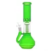 1PCS Glass Bong Hohadah 10.5Inch Dab Oil Rig Arm Tree Percs Honeycomb Recycler Beaker Bong