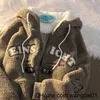 여성용 후드 땀 촬영 겨울 겨울 미국 레트로 후드 램 플러시 카디건 재킷 남자와 여자 Y2K 스트리트웨어 시리즈 in 느슨한 캐주얼 쿠데타 hrajuku 코트 0407H23