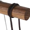 Jewelry Pouches Black Walnut Solid Wood Necklace Chain Braclets Bangle Display Holder