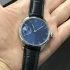 腕時計41mm Geervo Sapphire CrystalまたはMineral Glass Asian ETA6497ムーブメントコントラクトダイヤルメンズウォッチGR123A-22