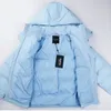 WOR1 2023 NEW MEN'S and WOMENS DOWN JACKETS TRAPSTAR EXPLOSIONS TIDE BRAND WINTER COTTONE COAT LIGHT BLUE UNISEXカップ