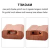 Solid Wood Case Smoking Set with Ceramic Pipe Cleaning Hook Dugout 46mm - 104mm Pjali