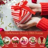 Noel Süslemeleri Bow Goody Hediye Şeridi Yuvalama Kapağı Kırmızı Şeker Kapakları Noel Partisi Malzemeleri için Çerçeve Damla Teslimat Otsxj