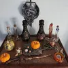 Flaschen Hexenflasche Himmlischer Mond Trankglas Gothic Hexerei Skulptur Vintage Dekorative Harzornamente Geburtstagsgeschenke