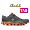 Designer Cloud Designer sur les chaussures de course X Running Federer Nouvelle sneaker légère absorbant les chocs Entraînement Cross Training Shoe Baskets pour femmes outdo