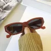 Sonnenbrille Retro Katzenauge kleiner Rahmen trendige Brille schwarz schmal personalisiert dekorativ