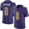 Top Stitched 8 Lamar Jackson Jersey Men 14 Kyle Hamilton 52 Ray Lewis 89 Mark Andrews 6 Patrick Queen 9 Justin Tucker 27 J.K. دوبينز 12 راشود باتمان قدم