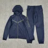 IK Sportswear Tech Pantalones de vellón Diseñador de chaquetas con capucha Space Cotos de algodón grues