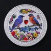 Arts and Crafts 2019 Niue silver coin commemorative coin of winged love bird