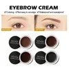 EELHOE DIPBROW Rehausseurs de sourcils à la pommade avec pinceau à sourcils Pigment riche de longue durée Résistant à l'eau