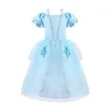 Abiti per ragazze Kid Princess Dress Girl Summer Fancy Party Clothes Bambini Rapunzel Belle Sleeping Beauty Costume di carnevale di Natale 230406