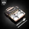 Bento Boxes Lunch Box 304 Пластина из нержавеющей стали Студенческая столовая столовая портативная фаст -фуд Компания Lunch Box 230407