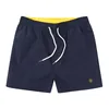 Designer Polo Brand Mens shorts masculinos tendência de verão pura respirável roupas de banho curta respirável com tecido de malha interna