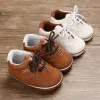 Hotsell New Baby Shoes Retro Leather Boy Girl Shoes Toddler Rubber Sole Anti-slip First Walkers Infant Newborn Moccasins