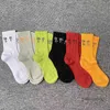 Multi Color Cotton Socks Mens and Womens Matching Classic Galleryes Letter Breathable Stockings Mixed Soccer Basketball Sports Socks