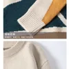 Men's Sweaters Fashion Knitted Sweater Clothing O Neck Wool Cashmere Pullovers Boy Casual Streetwear Warm Jumpers Korean Knitwear 4XL-M