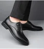 Cuoio da uomo vera scarpe eleganti business oxfords casual per uomo maschio delicato slittamento in fabbrica di scarpe nere traspirante Ite