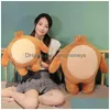 Poupées en peluche Poupées en peluche Petite tête Ours en peluche Oreiller en peluche Petit gros corps musculaire Raton laveur Grenouille Éléphant Petit ami Câlin Coussin de chaise Bi Dh7Wn