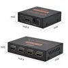 Freeshipping 3D 4K * 2K Full HD 1080p 1 in 2 Out/4 Out H-DM-I Switch Splitter Port Hub mit Adapterstecker für HDTV-Projektor Snacu