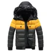 Herenjassen Heren Hoge kwaliteit Winter Dikke warme parkerjas Heren Bontkraag Thermische parka Klassieke jassen Casual windjack Katoenen jas Heren 231107