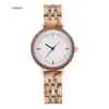 Woman Quartz Watch 2023 New Watch Women's Light Luxury Small and Elegant Wood Utsökta japanska rörelser Vattentät kvarts