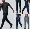 LL- High-Waist-Seil-Lauf-Jogging-Männer-Schnelltrocknungs-Gymnastik-Gymnastik-Hose mit doppelter Tasche für den Sport