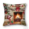 Kerstversiering Kerstkussenhoes - Upgrade uw woonkamerdecor met een feestelijk gevoel Home Decor case art kussenhoes R231107