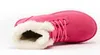 Bottes 2021 femmes hiver bottes de neige chaud plat grande taille plate-forme à lacets dames chaussures pour femmes nouveau troupeau fourrure daim bottines femme AA230406