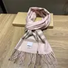 2024 Winter new style double-sided all-matching letter knitting couples wool scarf for boys and girls, gift scarf for students