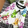 Women's Hoodies Sweatshirts Designer Mini High EditionContrast Collar Printed Colorful Rabbit rund hals långärmad tröja för män och kvinnor korrekt version IBB