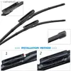 Windshield Wipers Car Wiper Blade For Peugeot Traveller 26"+19" 2016-2018 Auto Windscreen Windshield Wiper Blades Window Wash Fit Bayonet Arm Q231107