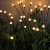 Gräsmatta lampor Solar LED Light Outdoor Garden Decoration Waterproof Landscape Light Firework Firefly Garden Light Lawn Garden Decor Solar Light P230406