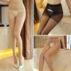 5 PC Sexy Socks Sexy Open Crotch Pantyhose Stockings Tights for Women Black Skin Nylons Lady Mesh Seamless Crotchless Pantyhose Collant Femme Z0407