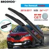 Limpiaparabrisas Escobilla De Limpiaparabrisas Para Renault Kadjar 26"+17" 2015-2017 Limpiaparabrisas Automático Escobillas Lavado De Ventana Ajuste Brazos Con Gancho En U Q231107