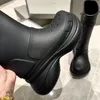 Top quality Designer Boot Boots tall Rainboots Rubber thick-soled Women Winter Rainboots Anti-Slip Half Pink Black Green Outdoor Luxury Fashion Boots