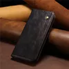 Luxury Magnetic Folio Vogue Phone Case för iPhone 15 14 13 mini 12 11 Pro Max XR XS Business Full Protective Flera kortplatser Läderplånbok Bracket Shellschock