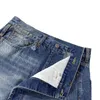 Kvinnors jeans denim nio minuters byxor casual mode 2024 Fall 1023