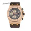 AP Swiss Luxury Wrist Watches 26470or.OO.A125CR.01 Automatiska maskiner 42mm herr 18 k Rose Gold 57DW