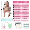 Dockor 7 "Micro Preemie Full Silicone Baby Doll Sweet Dreams" Bella "och" Jose "Liftelike Mini Reborn Doll Surprise Children Anti-Stress 230406