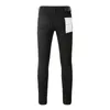 PURP BRAND Designer American Black Cotton High Street Strech Slim Fit Distressed Fashion Jeans Denim Pant