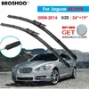 Limpadores de para-brisa Lâmina de limpador de carro para Jaguar XF/SV8 24 "+ 19" 2008-2016 Lâminas de limpador de para-brisa automático para lavagem de janelas Ajuste braço de guia de pitada Q231107