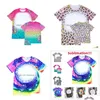 Party Decoration Sublimation Bleached Shirts Heat Transfer Blank Bleach Shirt Polyester Tshirts Us Men Wome Dhbnu