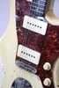 Relic '62 Jazzmaster Jaguar Vintage Cream Guitare électrique larges micros Lollar, peinture laque nitrocellulosique, pickguard rouge nacré, pont trémolo flottant