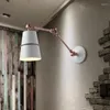 Duvar lambaları Nordic Modern Style Nicho De Parede Banyo Vanity Kablosuz Lamba Uzun Acces Mum Led Anahtarı