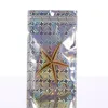 Aluminum Foil Pouch Bag Plastic Bags Package Laser Packaging Bag Front Clear Mylar salt Scented Tea Packing Rqijn