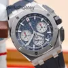 Ap Swiss Luxus-Armbanduhren 26420TI.OO.A027CA.01 Royal Oak Offshore-Serie, 43 mm Durchmesser, automatische mechanische Herrenuhr aus Titanmetall, gebrauchte Luxusuhr L148